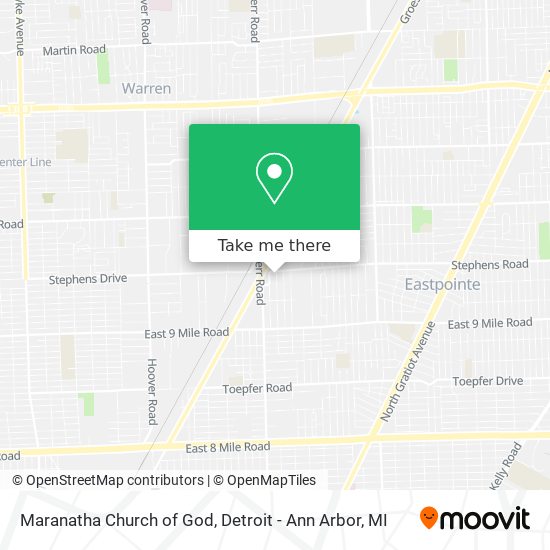 Mapa de Maranatha Church of God