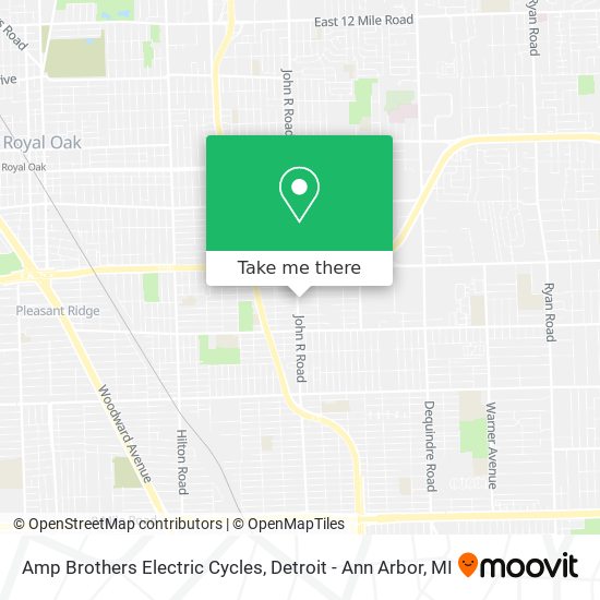 Mapa de Amp Brothers Electric Cycles