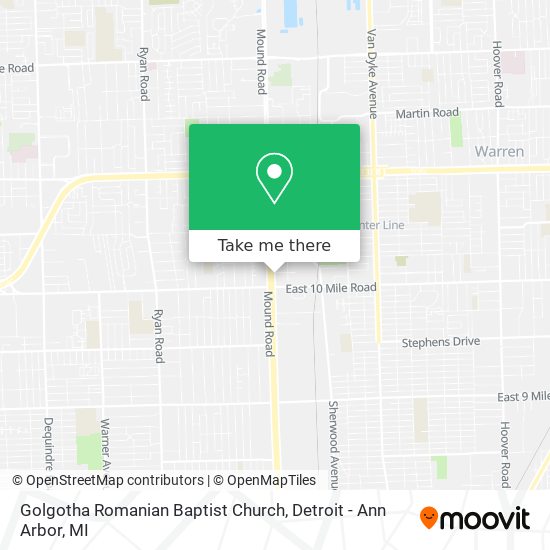 Golgotha Romanian Baptist Church map