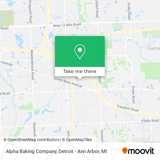 Alpha Baking Company map