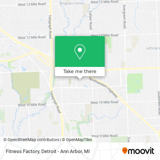 Mapa de Fitness Factory