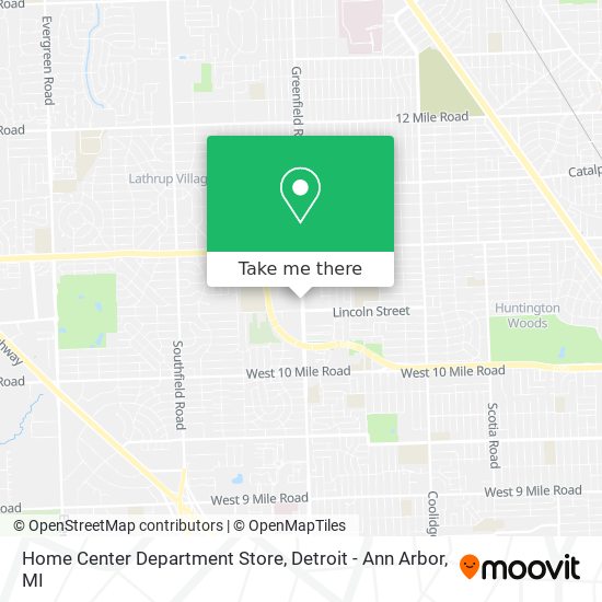Home Center Department Store map