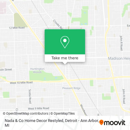 Nada & Co Home Decor Restyled map