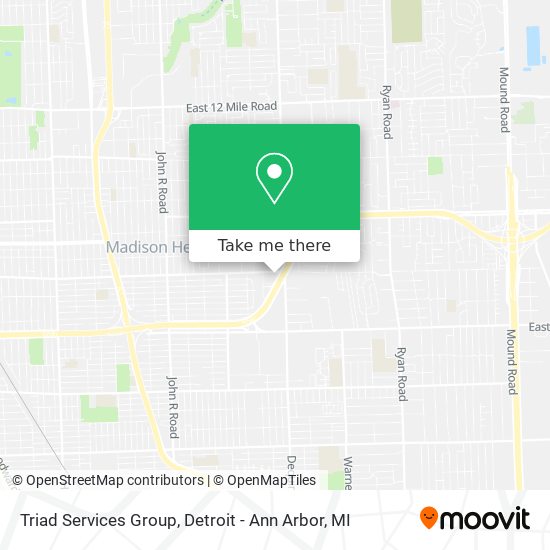 Mapa de Triad Services Group