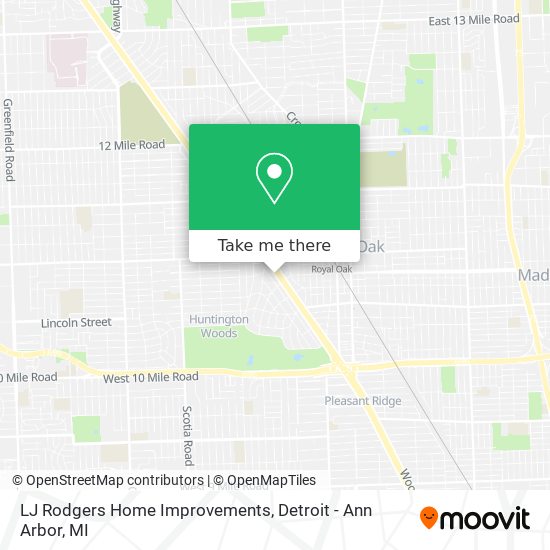 LJ Rodgers Home Improvements map