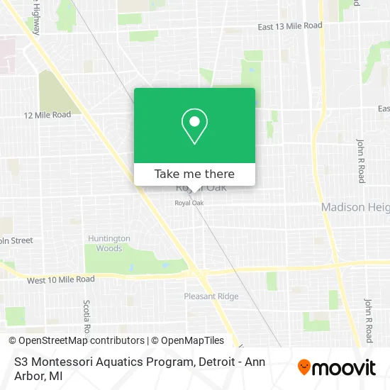 S3 Montessori Aquatics Program map