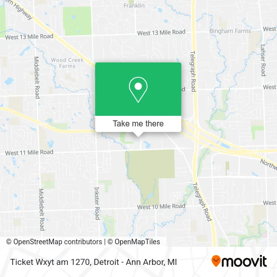 Ticket Wxyt am 1270 map