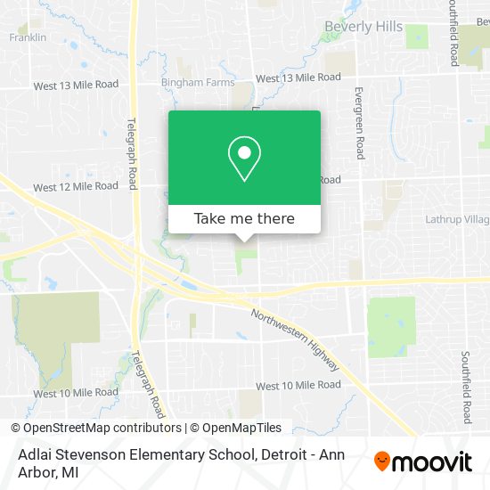Mapa de Adlai Stevenson Elementary School