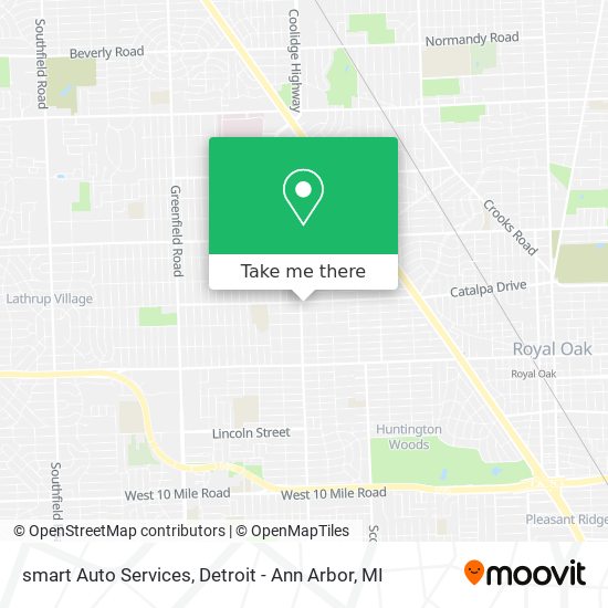 smart Auto Services map