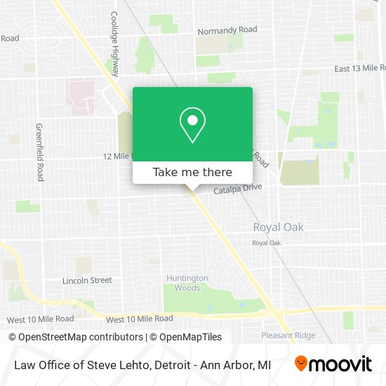 Law Office of Steve Lehto map