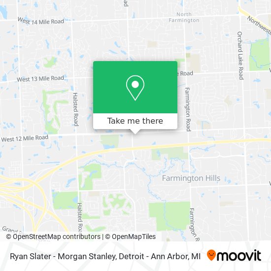 How to get to Ryan Slater - Morgan Stanley in Detroit - Ann Arbor, MI by  Bus?