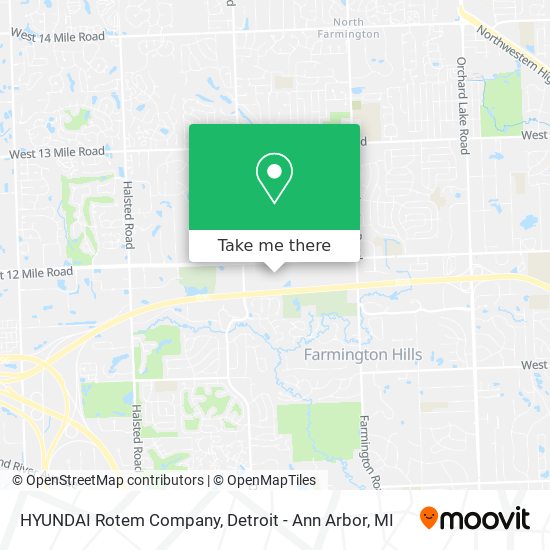 HYUNDAI Rotem Company map