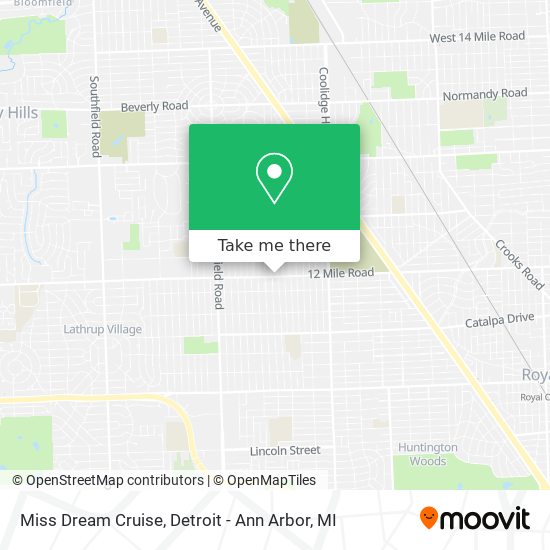Mapa de Miss Dream Cruise