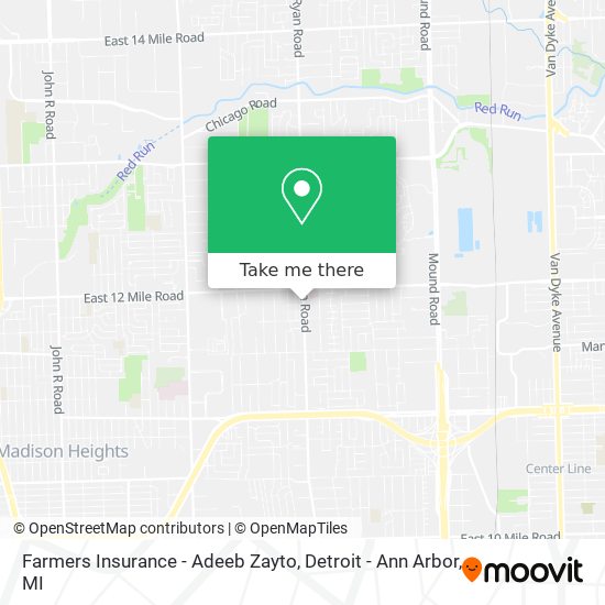 Mapa de Farmers Insurance - Adeeb Zayto
