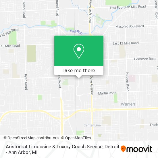 Aristocrat Limousine & Luxury Coach Service map