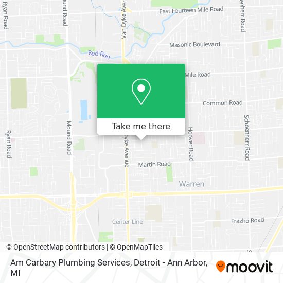 Mapa de Am Carbary Plumbing Services