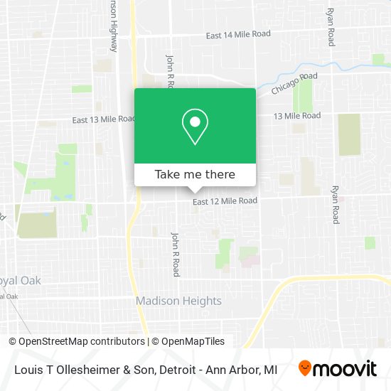 Louis T Ollesheimer & Son map