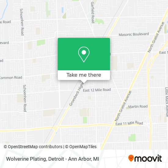 Mapa de Wolverine Plating