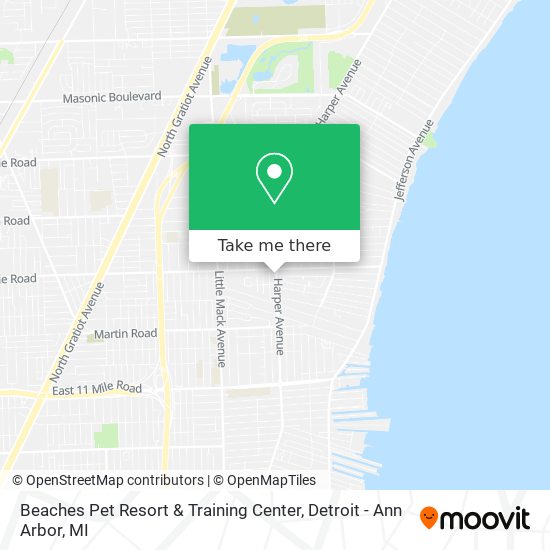 Mapa de Beaches Pet Resort & Training Center