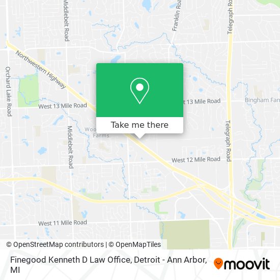 Finegood Kenneth D Law Office map