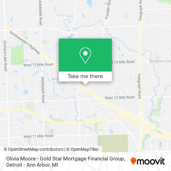 Olivia Moore - Gold Star Mortgage Financial Group map