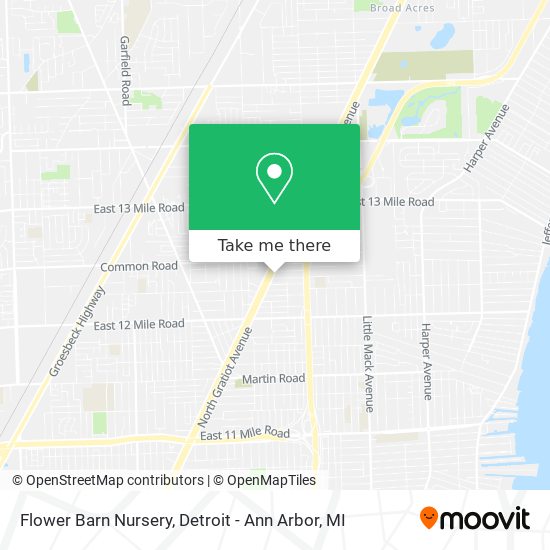 Mapa de Flower Barn Nursery
