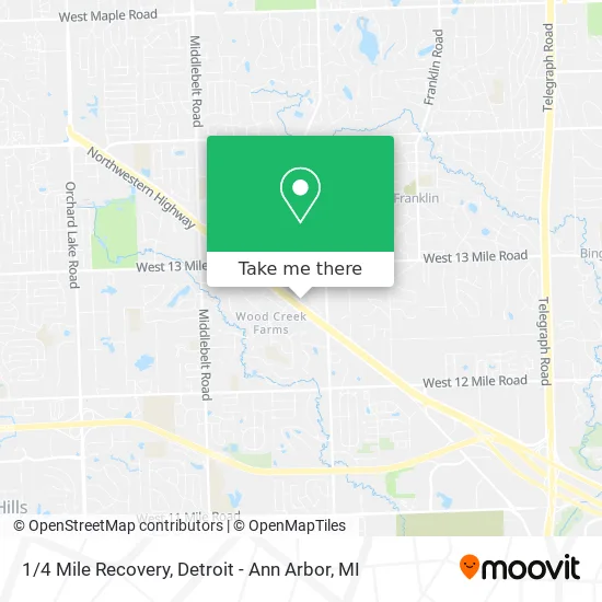 1/4 Mile Recovery map