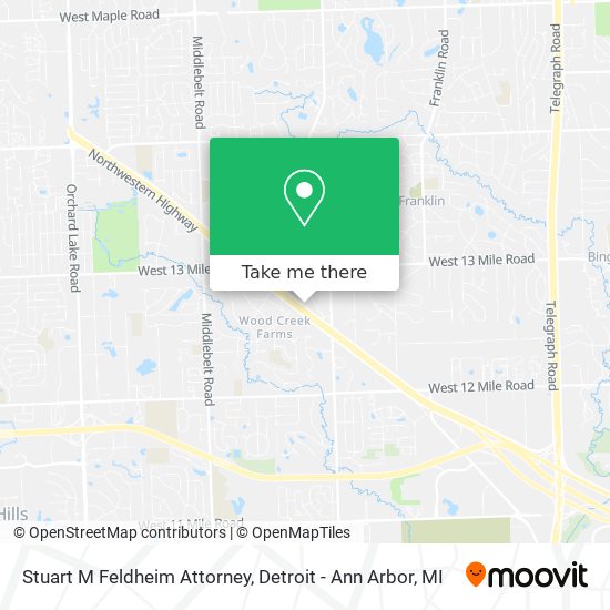 Stuart M Feldheim Attorney map