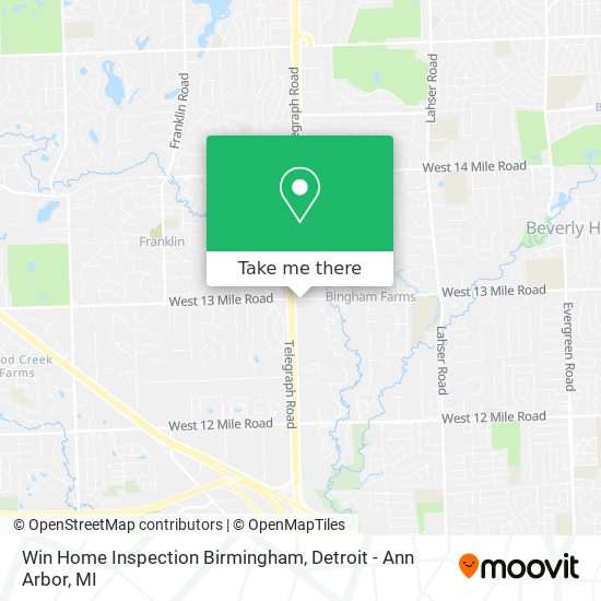 Win Home Inspection Birmingham map