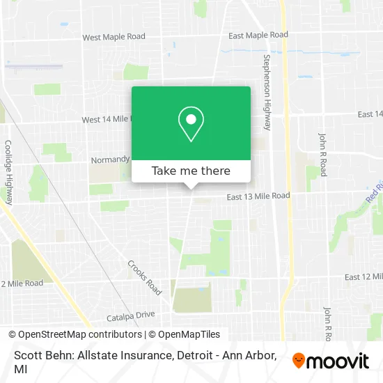 Scott Behn: Allstate Insurance map