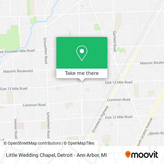 Little Wedding Chapel map