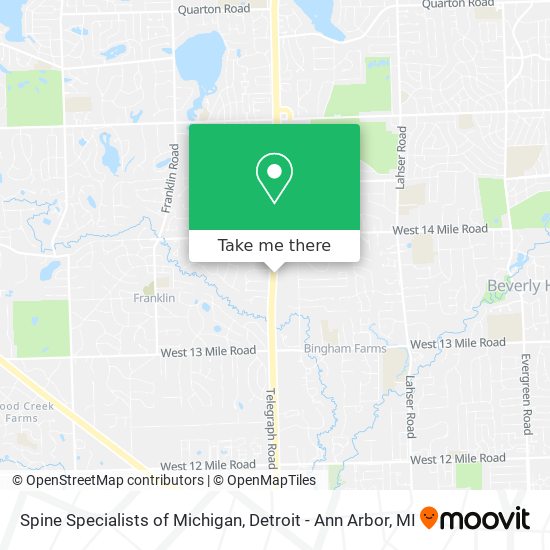 Mapa de Spine Specialists of Michigan