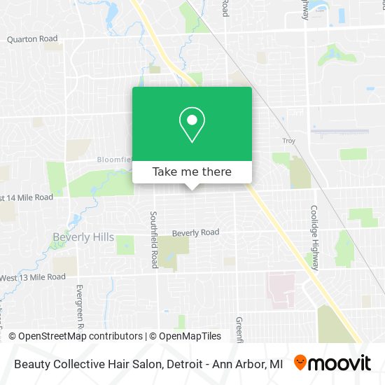 Mapa de Beauty Collective Hair Salon