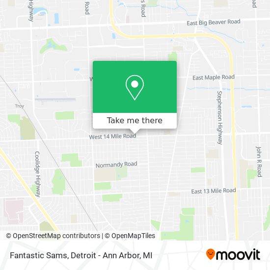 Mapa de Fantastic Sams