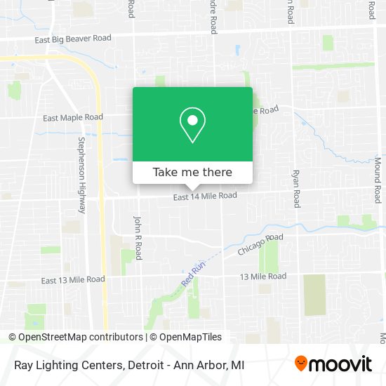 Ray Lighting Centers map