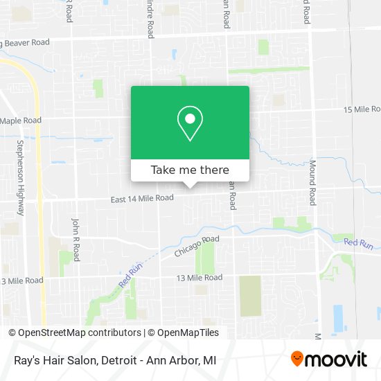 Ray's Hair Salon map