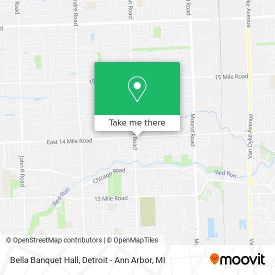 Mapa de Bella Banquet Hall