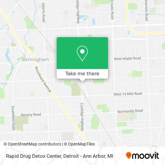Rapid Drug Detox Center map