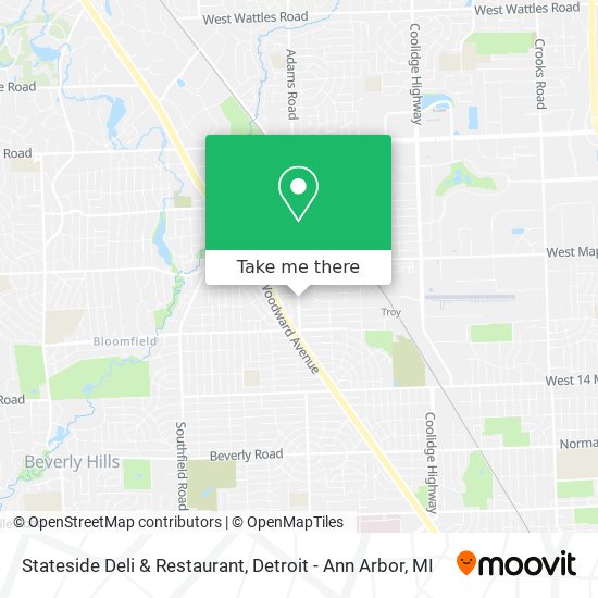 Stateside Deli & Restaurant map