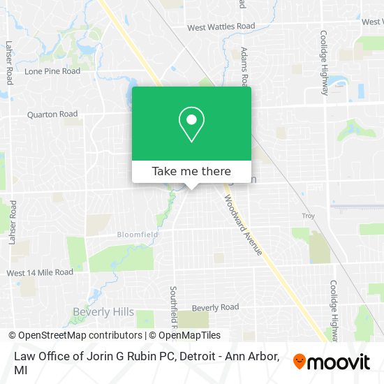 Law Office of Jorin G Rubin PC map