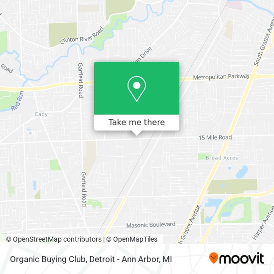 Mapa de Organic Buying Club