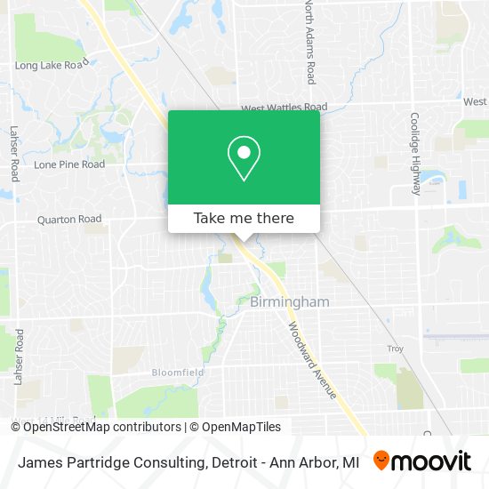 James Partridge Consulting map