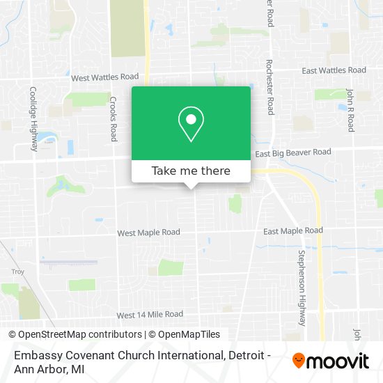 Mapa de Embassy Covenant Church International