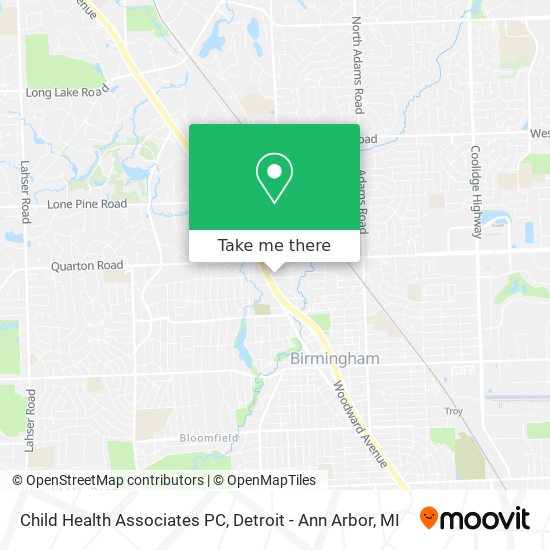 Child Health Associates PC map