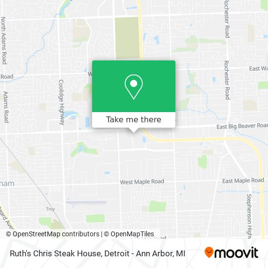 Ruth's Chris Steak House map