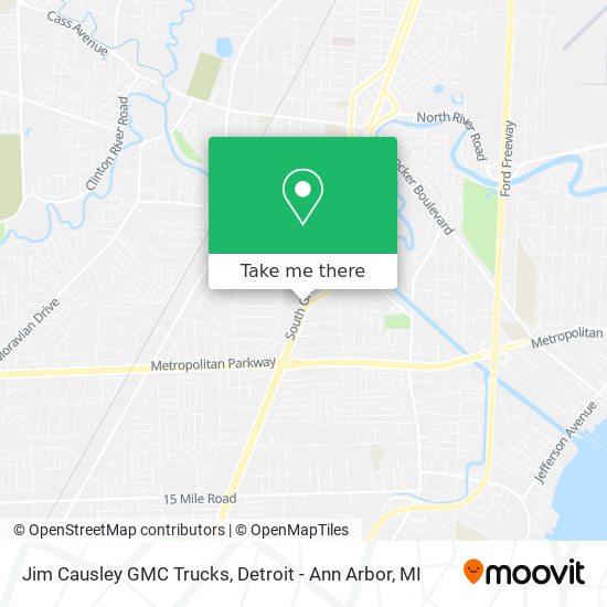 Jim Causley GMC Trucks map