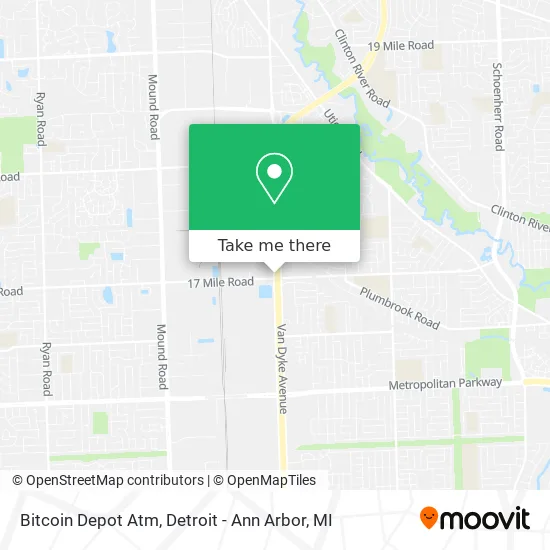 Bitcoin Depot Atm map