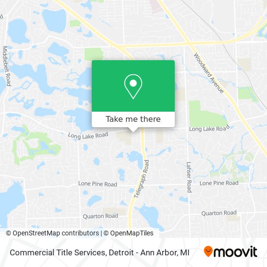 Commercial Title Services map