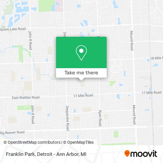 Mapa de Franklin Park