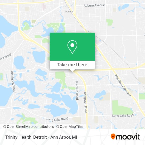 Mapa de Trinity Health